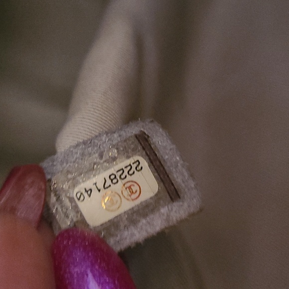 CHANEL Chanel Shoulder Bag Easy Flap Bag Authentic  airline quilted silver bag - Picture 7 of 9